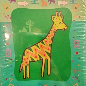 SPECIAL MOMENTS giraffe elephant safari animal photo album NWT